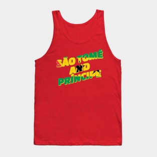 São Tomé and Príncipe Vintage style retro souvenir Tank Top